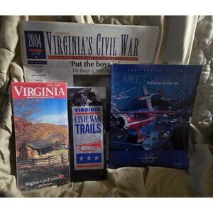 Virginia Books And Map Used